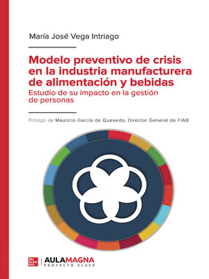 cover image of Modelo preventivo de crisis en la industria manufacturera de alimentación y bebidas